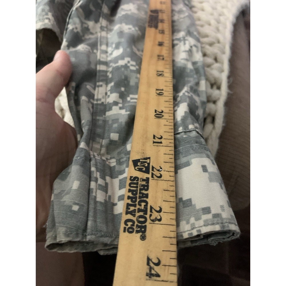 Mens M short unisex Military Digital Camo Zip‎ up Uniform Jacket tactical combat - Picture 6 of 6